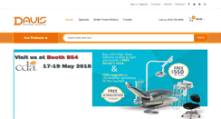 Desktop Screenshot of davisdentalsupply.com